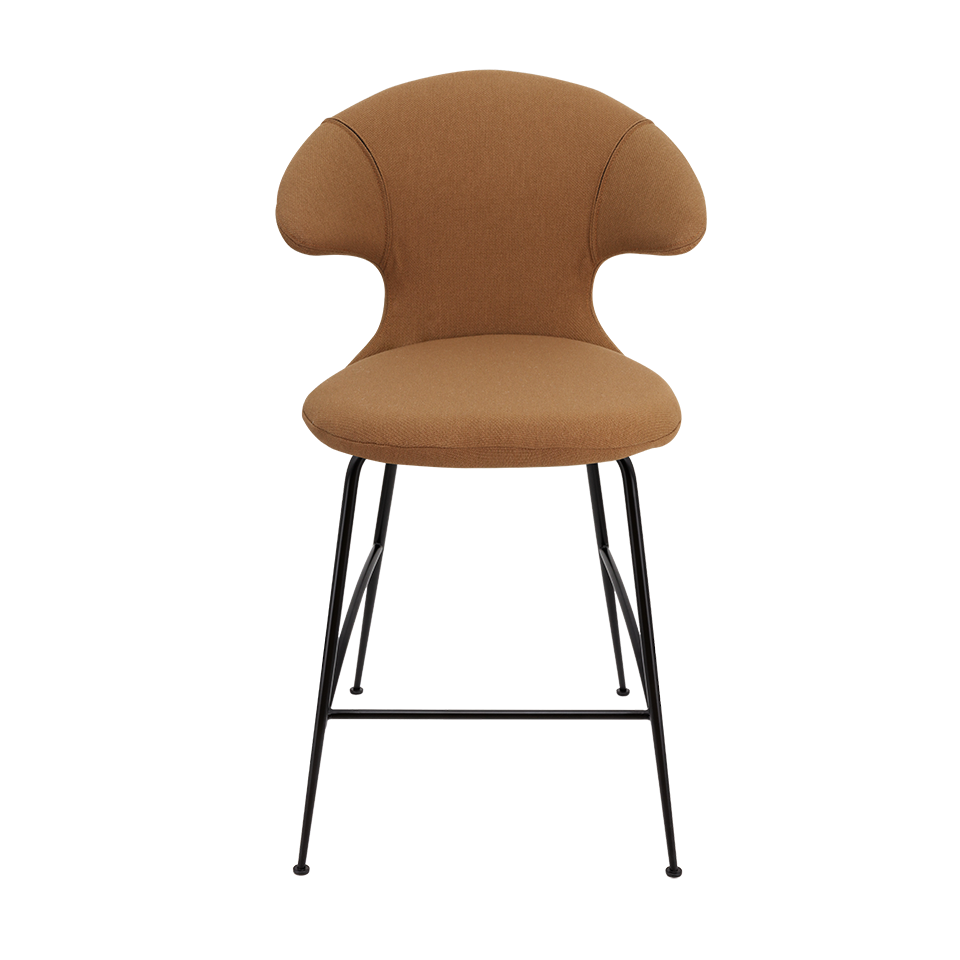 UMAGE Time Flies Counter Stool, Black Legs - Caramel