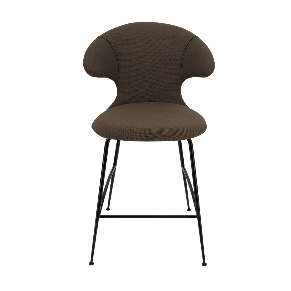 UMAGE Time Flies Counter Stool, Black Legs - Mocca