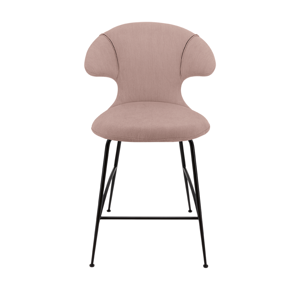 UMAGE Time Flies Counter Stool, Black Legs - Stone Rose