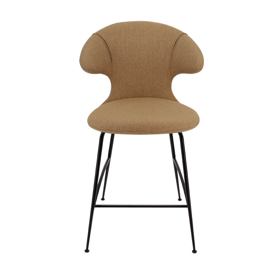 UMAGE Time Flies Counter Stool, Black Legs - Sugar Brown