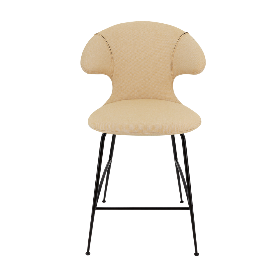UMAGE Time Flies Counter Stool, Black Legs - Summer Shine