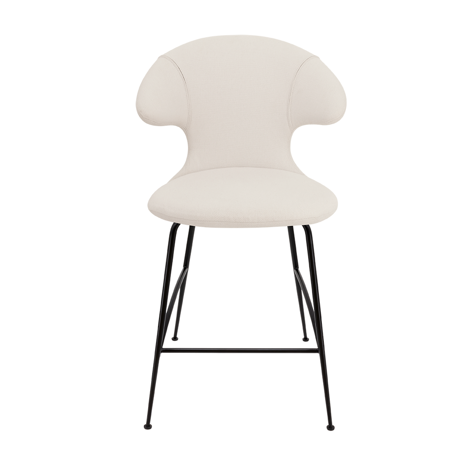 UMAGE Time Flies Counter Stool, Black Legs - White Sands