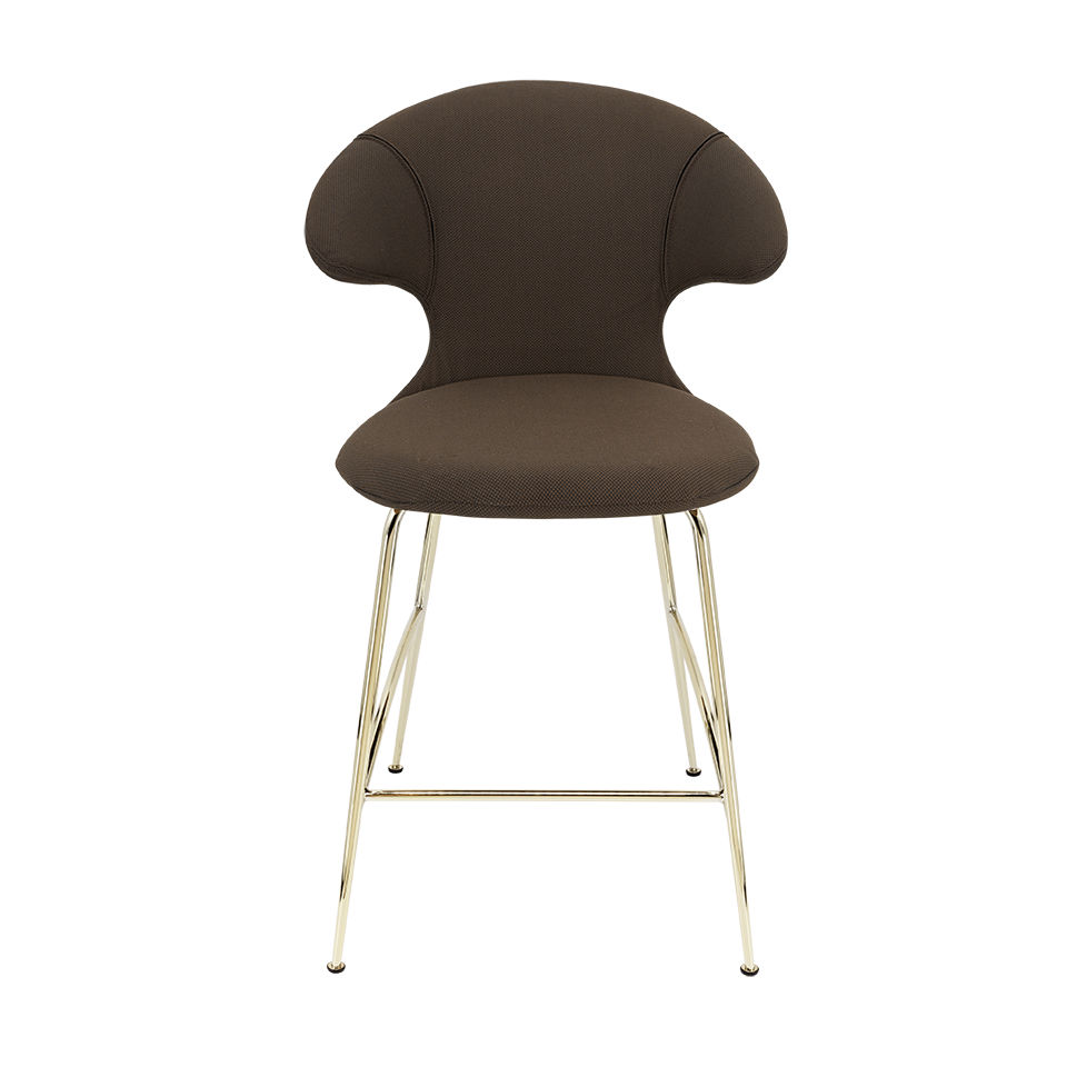 UMAGE Time Flies Counter Stool, Brass Legs - Mocca