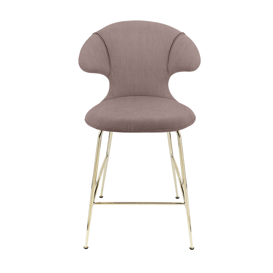 UMAGE Time Flies Counter Stool, Brass Legs - Monrose