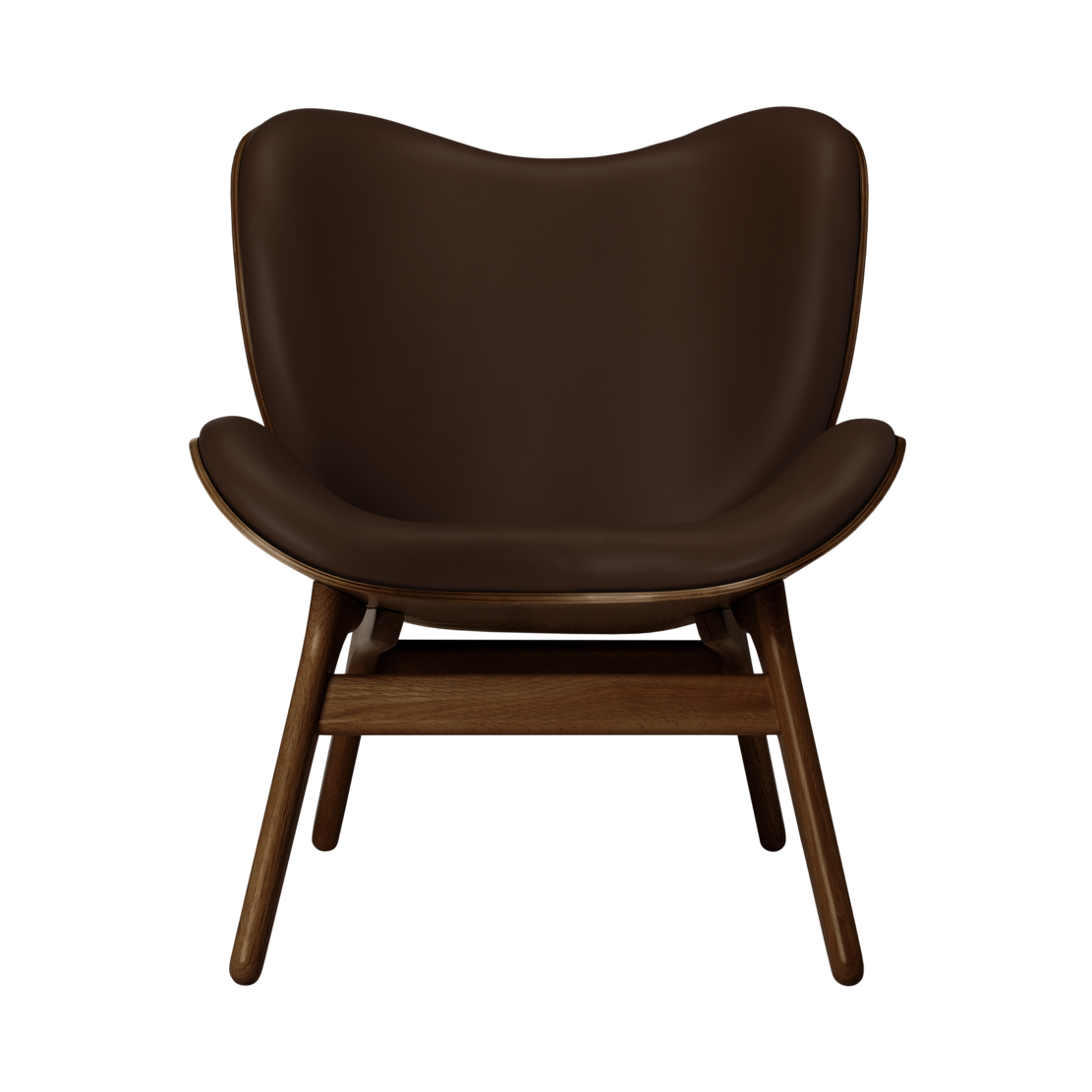 UMAGE A Conversation Piece Lounge Chair, Low, Dark Oak - Brown