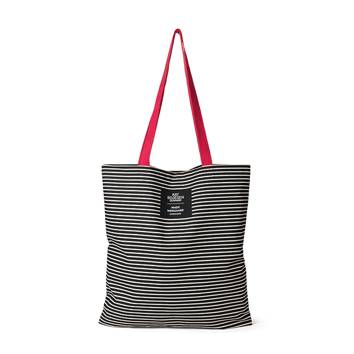 Kay Bojesen x Nørgaard paa Strøget Tote Bag - Black/White