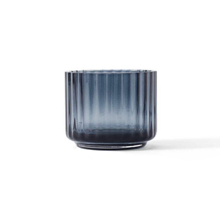 Lyngby Porcelæn Lyngby Candle Holder - Blue, H: 2.2