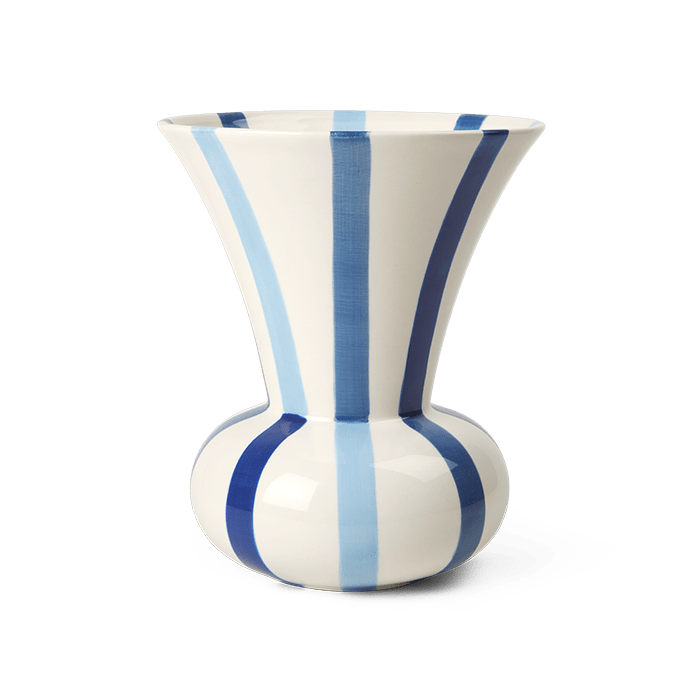 Kahler Signature - Vase, Blue, H: 7.9