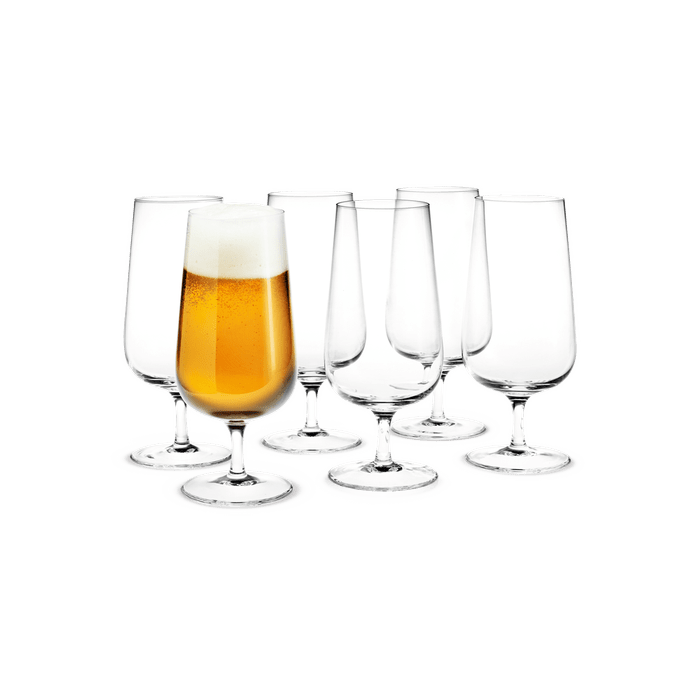 Holmegaard Bouquet - Beer Glass, V: 17.9 oz, 6 Pcs.