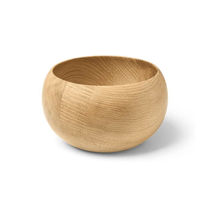 Kay Bojesen Menageri - Serving Bowl, Oak, Ø: 9.6