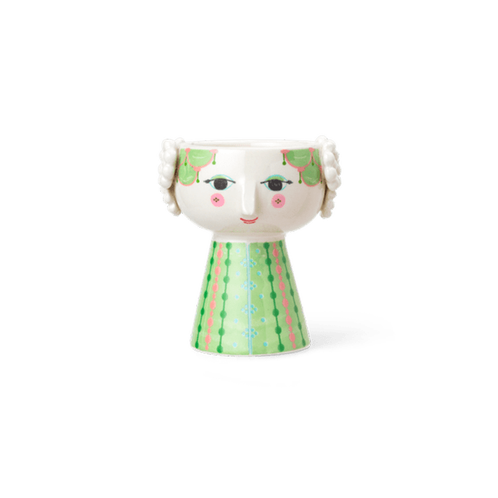 Bjørn Wiinblad Eva - Candle Holder, Light Green, H: 3.7
