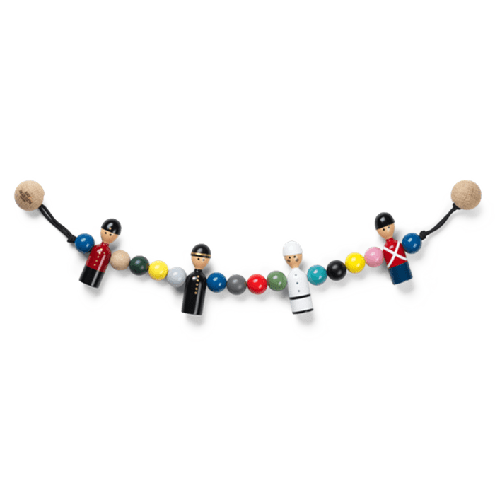 Kay Bojesen Babies - Pram Chain, Multi, H: 4.1