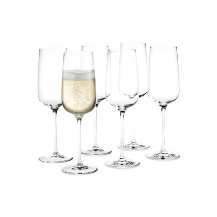 Holmegaard Bouquet - Champagne Glass, V: 9.8 oz, 6 Pcs.