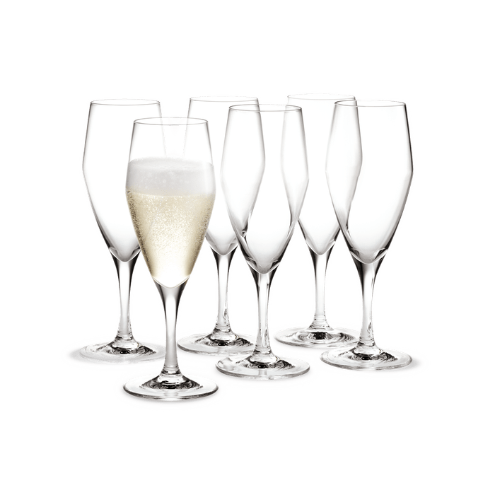 Holmegaard Perfection - Champagne Glass, V: 7.8 oz, 6 Pcs.