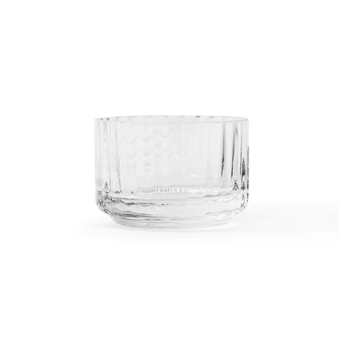 Lyngby Porcelæn Lyngby Candle Holder - Clear, H: 2.2