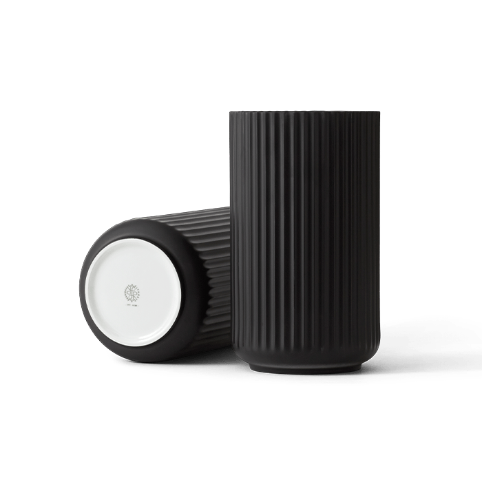 Lyngby Porcelæn Lyngby Vase - Black, H: 8.1