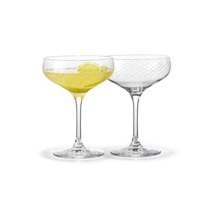 Holmegaard Cabernet Lines - Cocktail Glass