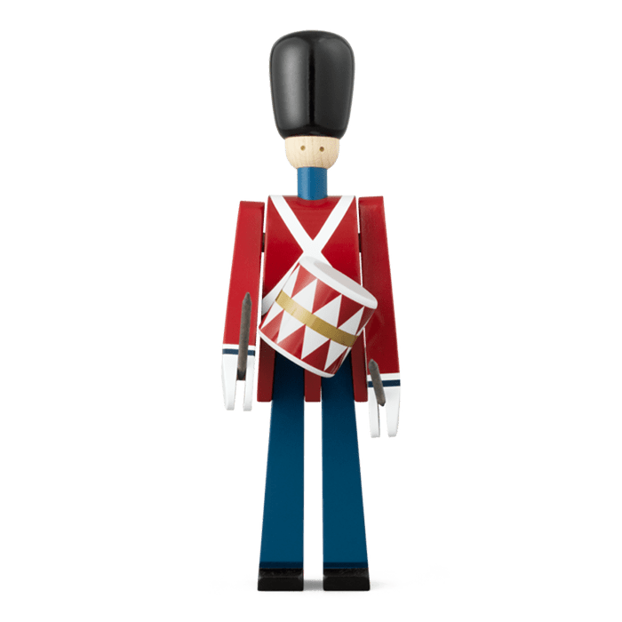 Kay Bojesen Guards - Drummer, Red/Blue/White, H: 8.9