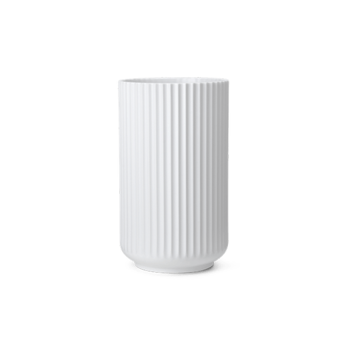 Lyngby Porcelain White Vases - White, H: 6.1