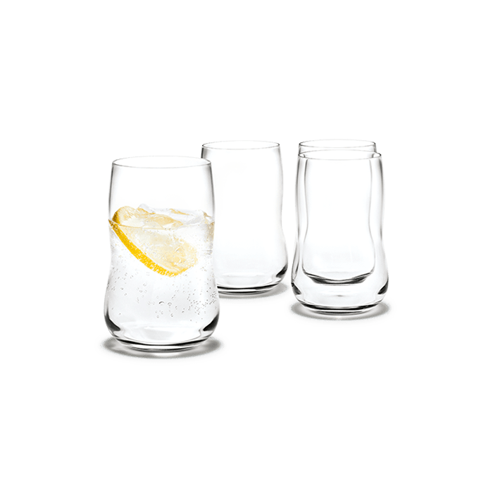 Holmegaard Future - Tumbler, Clear, V: 12.5 oz, 4 Pcs.
