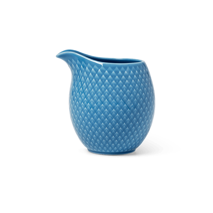 Lyngby Porcelæn Rhombe Color Serveware - Milk Jug, Blue, V: 13.2 oz