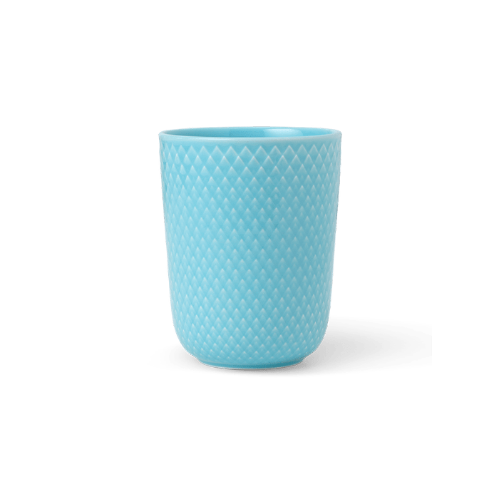 Lyngby Porcelæn Rhombe Color Mug - Mug, Turquoise, V: 11.2 oz