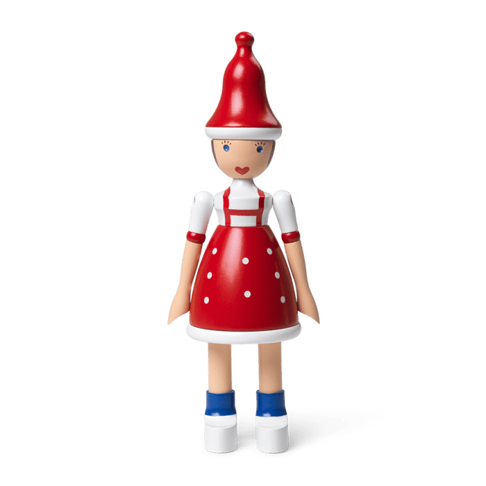 Kay Bojesen Santa's Cap - Christmas Lise, Red/Blue/White, H: 6.9
