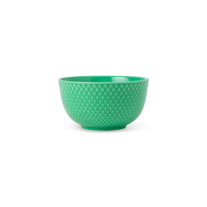 Lyngby Porcelain Rhombe Color Bowls - Green, Ø: 4.3