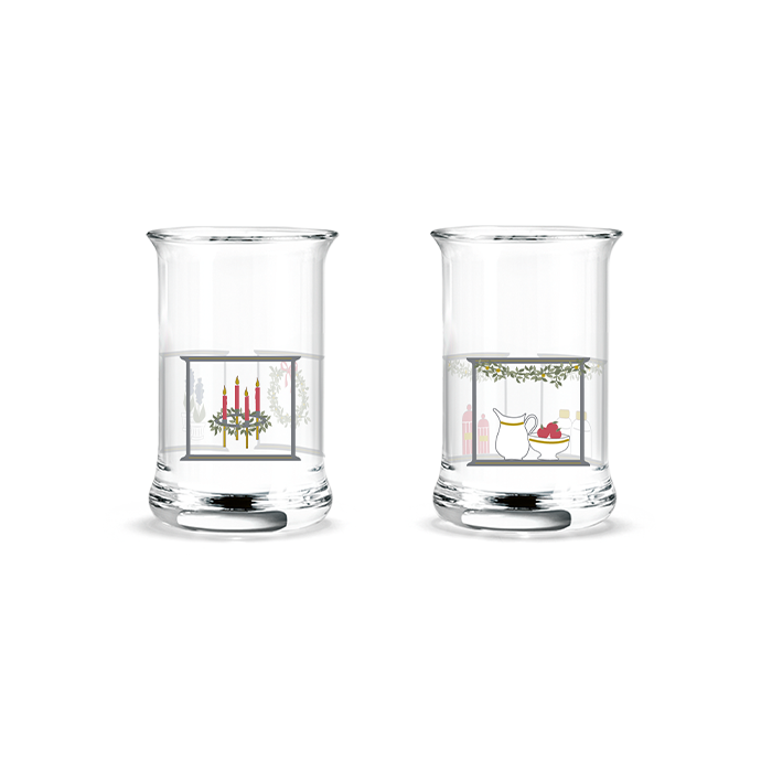 Holmegaard Christmas 2024 - Dram Glass, Multi, V: 1.0 oz, 2 pcs.