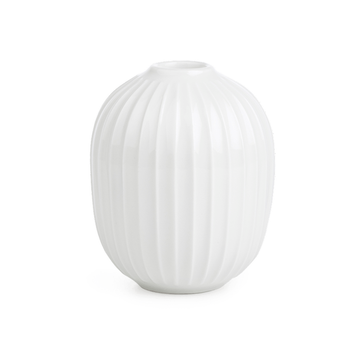 Kahler Hammershoi Candle and Tealight Holders - Candle Holder, Round, White, H: 3.9