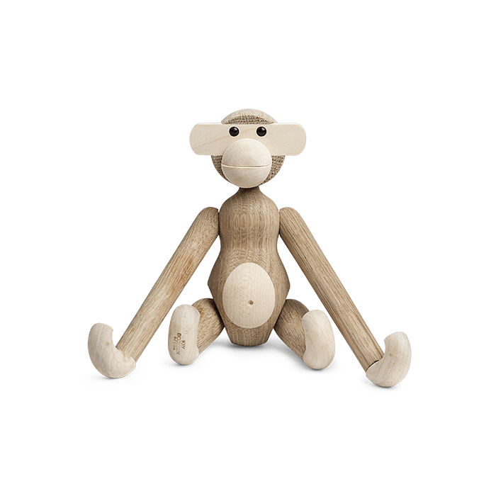 Kay Bojesen Monkeys, Oak - Oak/Maple, Small, H: 7.3