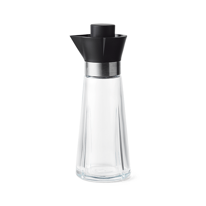 Rosendahl Grand Cru - Oil and Vinegar Bottles, Black/Steel, V: 8.5 oz