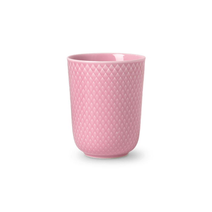 Lyngby Porcelæn Rhombe Color Mug - Mug, Rose, V: 11.2 oz