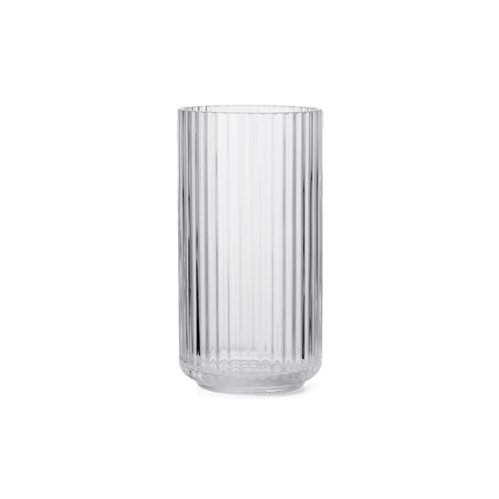 Lyngby Porcelain Glass Vases - Clear, H: 8.1