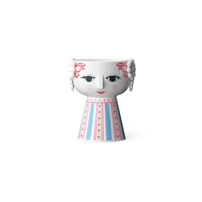 Bjørn Wiinblad Eva - Candle Holder, Pink, H: 3.7