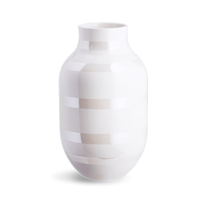 Kahler Omaggio Vases - Mother of Pearl, H: 12.2
