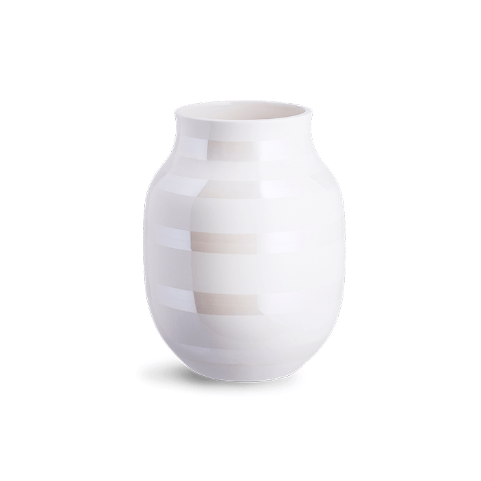 Kahler Omaggio Vases - Mother of Pearl, H: 7.9
