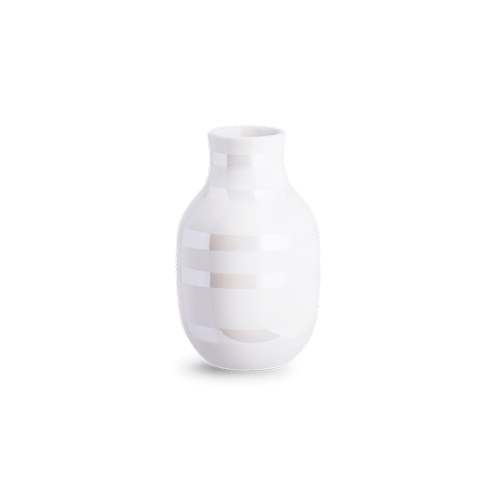 Kahler Omaggio Vases - Mother of Pearl, H: 4.9
