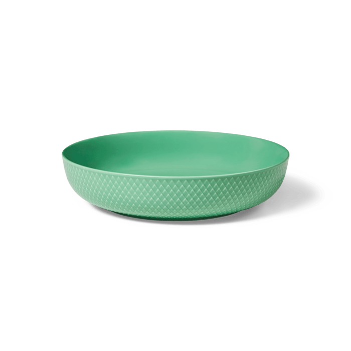 Lyngby Porcelain Rhombe Color Bowls - Green, Ø: 11.2