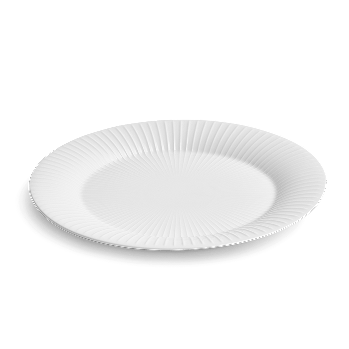 Kahler Hammershoi Serveware - Oval Serving Dish, White, W: 11.2