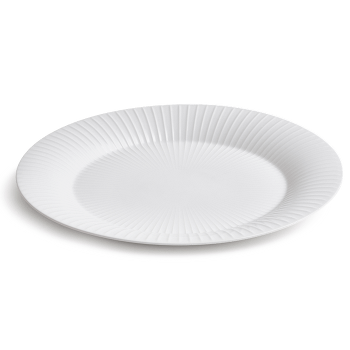Kähler Hammershøi Oval Serving Dish, White, W: 13.4