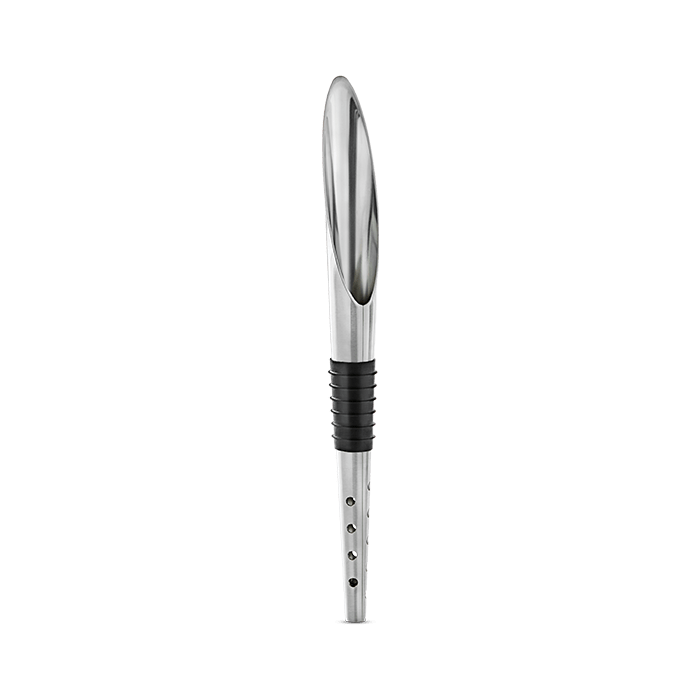 Rosendahl GC - Aerating and Decanting Stopper, Black/Steel, H: 9.4