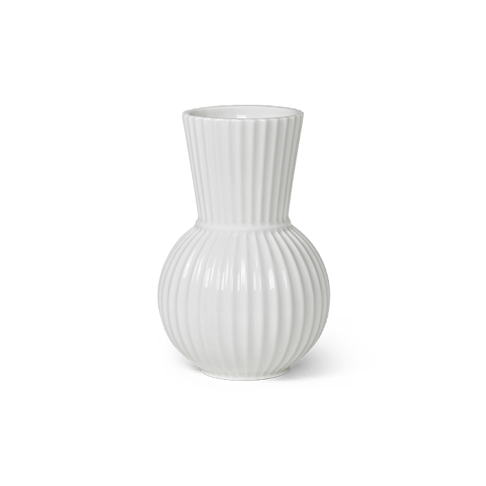 Lyngby Porcelæn Lyngby Tura - Vase, White, H: 7.1