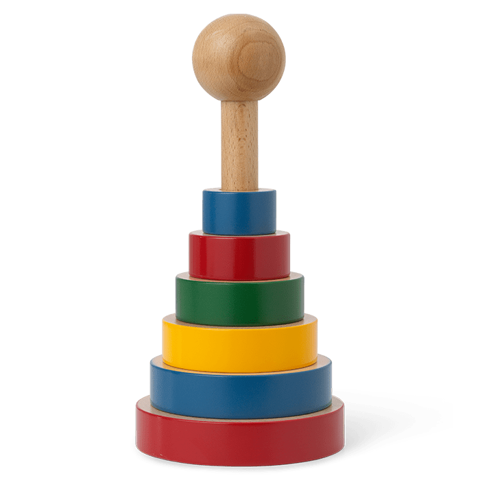Kay Bojesen Babies - Pyramid Tower, Multi, H: 8.9