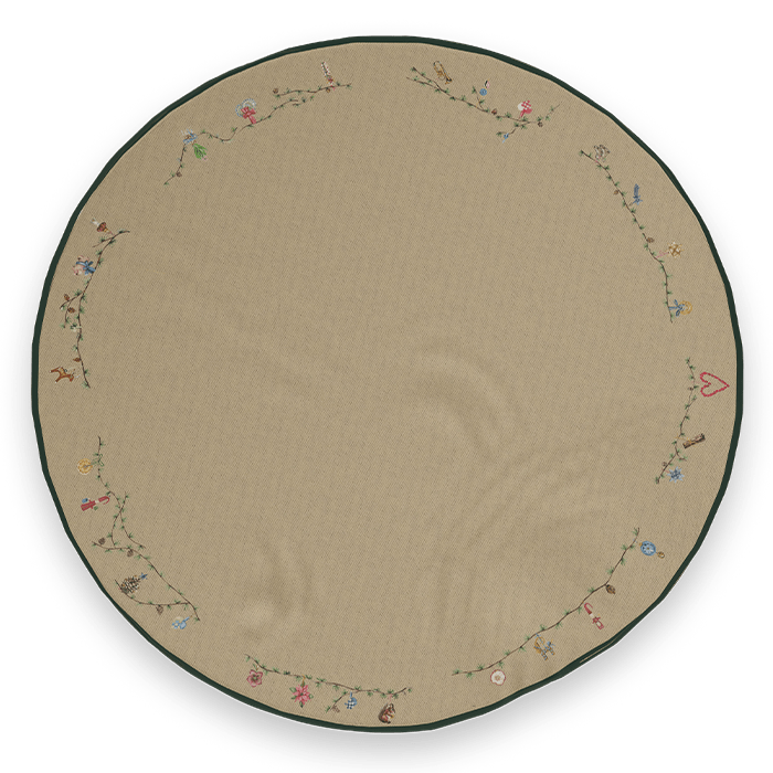 Kahler Hammershoi Christmas 2024 - Tree Rug, Sand, Ø: 51.0