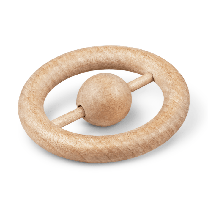 Kay Bojesen Babies - Rattle, Beech, H: 1.2
