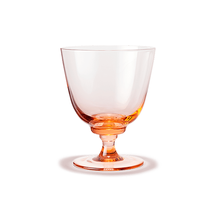 Holmegaard Flow - Tumbler on Foot, Champagne, V: 11.8 oz