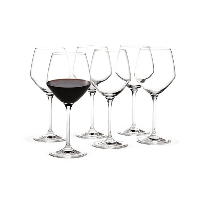 Holmegaard Perfection - Red Wine Glass, V: 14.5 oz, 6 Pcs.