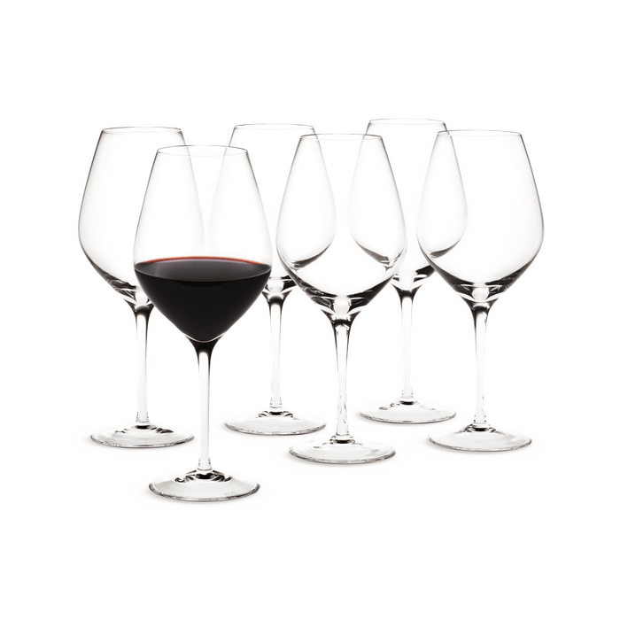 Holmegaard Cabernet - Red Wine Glass, V: 17.6 oz, 6 Pcs.