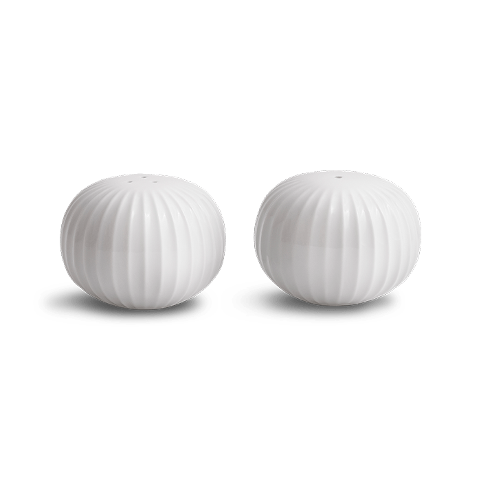 Kahler Hammershoi Serveware - Salt And Pepper Set, White, H: 2.0